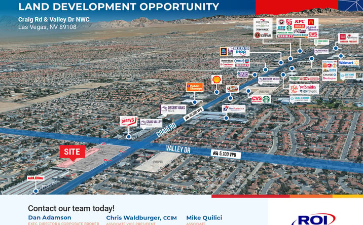 Pictures of Land property located at west craig road and valley drive NWC, North Las Vegas, NV 89032 for sales - image #1