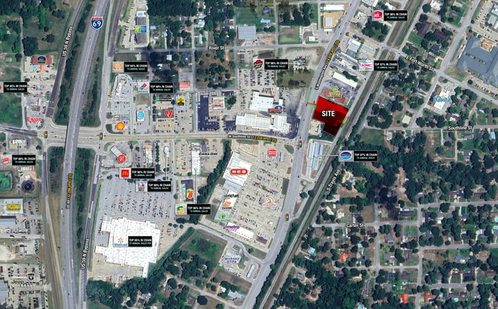 Pictures of Retail, Land property located at 515 S Washington Ave, Cleveland, TX 77327 for sales - image #1