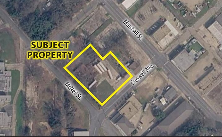 Pictures of Land property located at McNeil St. & Creswell Ave., Shreveport, LA 71101 for sales - image #1