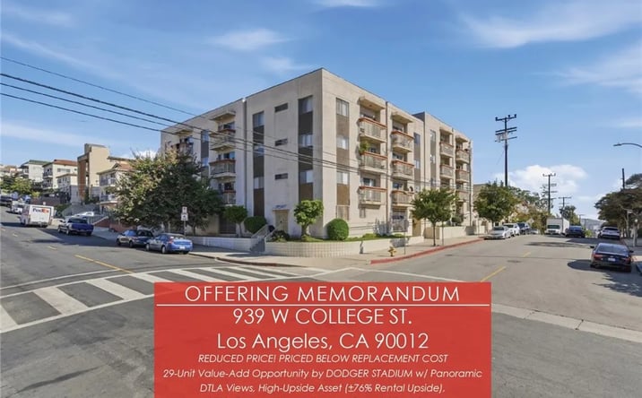 Pictures of Multifamily property located at 939 W College, Los Angeles, CA 90012 for sales - image #1