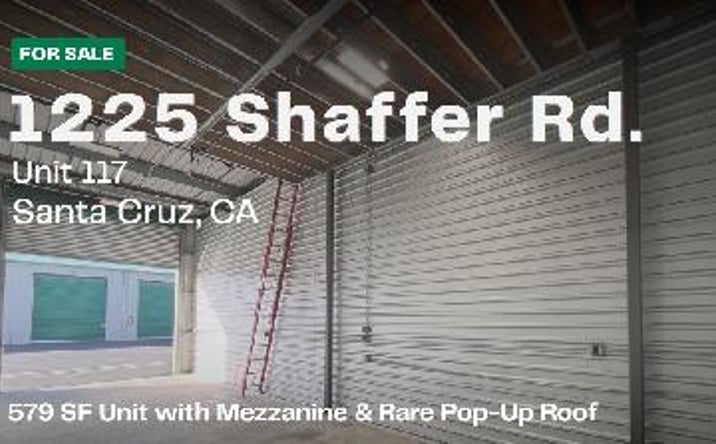 Pictures of Industrial property located at 1225 Shaffer Road, Unit 117, Santa Cruz, CA 15748 for sales - image #1