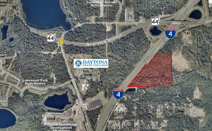Pictures of Land property located at I-4 Frontage, Deland, FL 32744 for sales - image #1