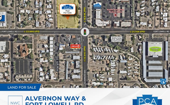 Pictures of Land property located at Alvernon Way & Fort Lowell Rd | NWC, Tucson, AZ 85712 for sales - image #1
