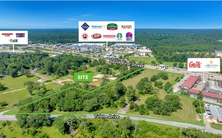 Pictures of Land property located at South First Street (US 59 Frontage), Lufkin, TX 75901 for sales - image #1