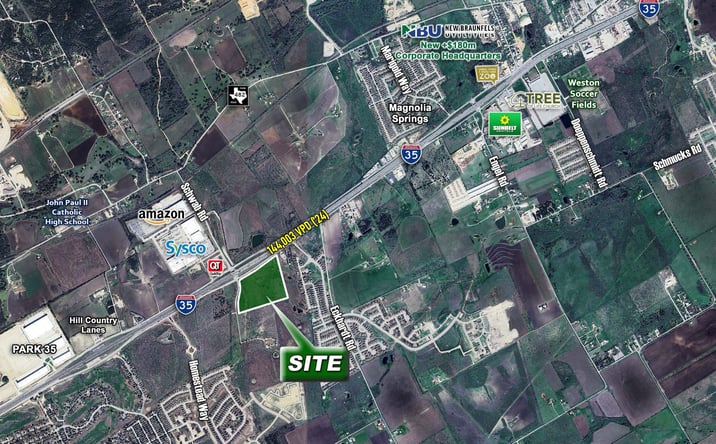 Pictures of Land property located at SEC of I-35 & Schwab Road, Schertz, TX 78154 for sales - image #1