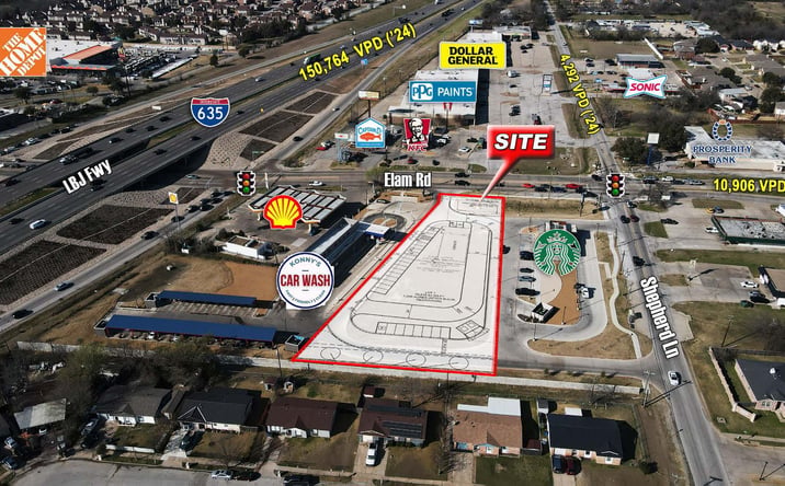 Pictures of Retail, Land property located at 12304 Elam Road, Balch Springs, TX 75180 for sales - image #1