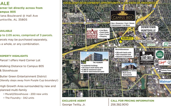 Pictures of Land property located at 224 Bailes St Nw, Huntsville, AL 35805 for sales - image #1