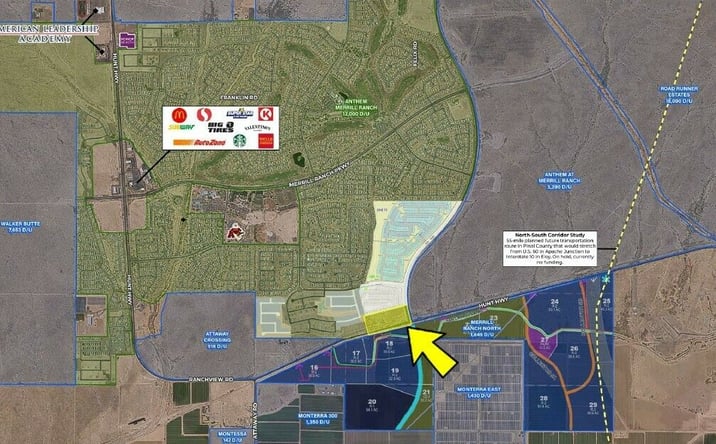 Pictures of Land, Retail property located at Felix Rd & Hunt Hwy | NWC, Florence, AZ 85132 for sales - image #1