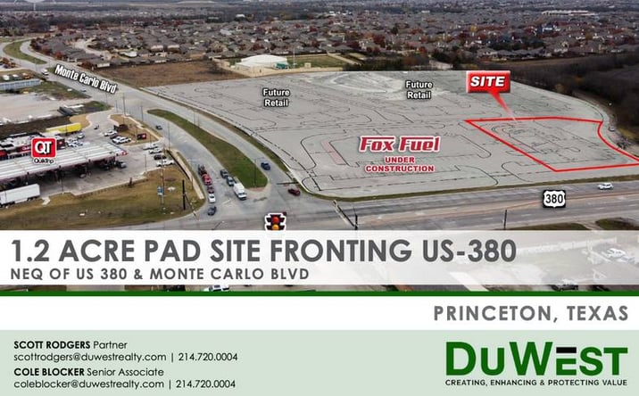 Pictures of Land property located at NEC 380 and Monte Carlo Boulevard, Princeton, TX 75407-2658 for sales - image #1