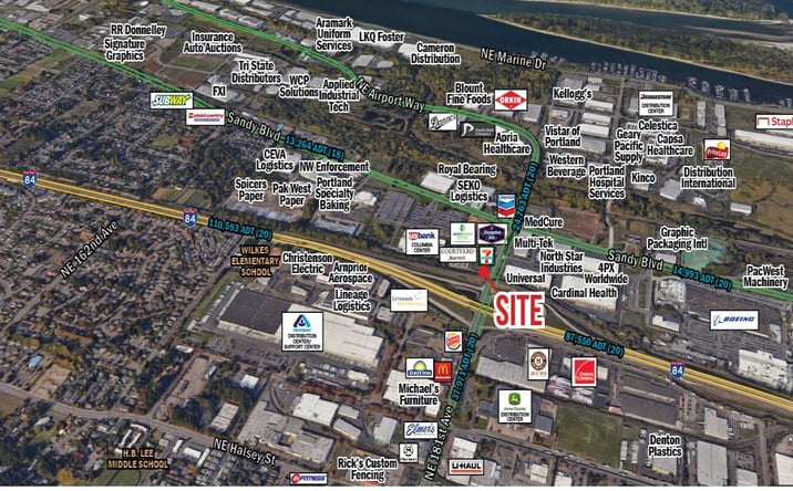 Pictures of Retail property located at NE 181st Avenue & I-84, Portland, OR 97230 for sales - image #1