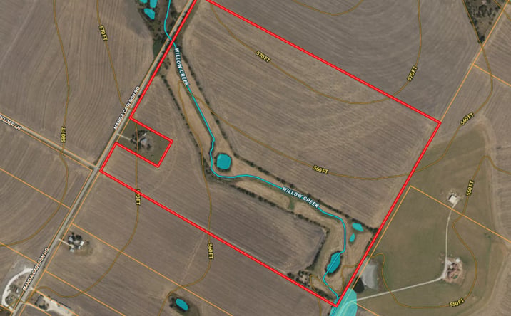 Pictures of Land property located at 18402 Manda Carlson Road, Coupland, TX 78615 for sales - image #1