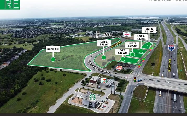Pictures of Land property located at IH-35 & FM 150, Kyle, TX 78640 for sales - image #1