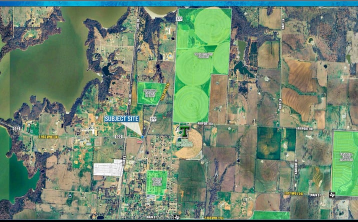 Pictures of Land property located at NWQ US-377 & FM 922, Tioga, TX 78612 for sales - image #1