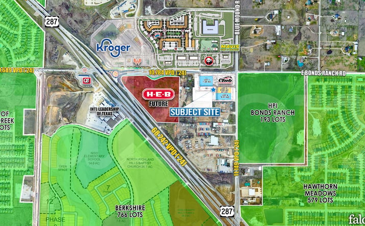 Pictures of Land property located at SWQ Blue Mound Rd & Bonds Ranch Rd, Fort Worth, TX 76131 for sales - image #1