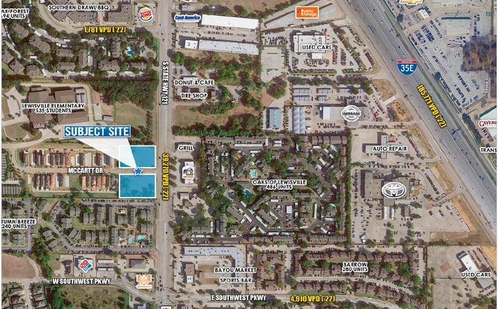 Pictures of Land property located at 121 & McCartt Dr., Lewisville, TX 75067 for sales - image #1