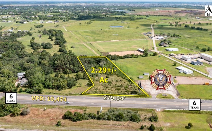 Pictures of Land property located at Hwy 6, Hitchcock, TX 77510 for sales - image #1