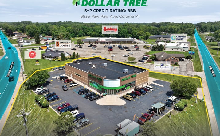 Pictures of Retail property located at 6535 Paw Paw Ave, Coloma, MI 49038 for sales - image #1