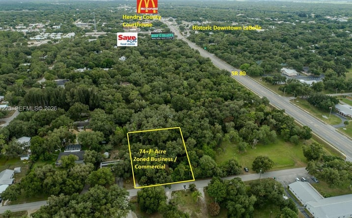 Pictures of Land property located at 543 E Hickpochee Ave, La Belle, FL 33935 for sales - image #1