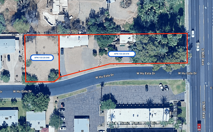 Pictures of Land, Mixed Use, Multifamily property located at 2130 S MILL AVE, TEMPE, AZ 85282-2188 for sales - image #1