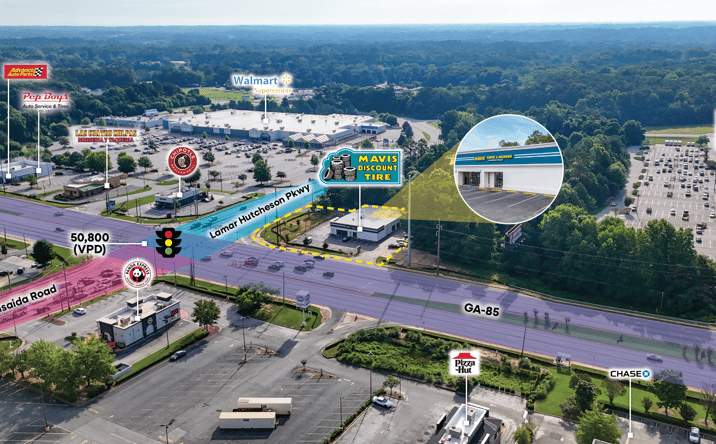 Pictures of Retail property located at 7118 GA-85, Riverdale, GA 30274 for sales - image #1