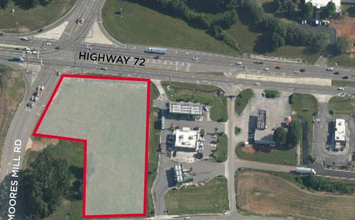 Pictures of Land property located at US-72 & Moores Mill Road, Huntsville, AL 35811 for sales - image #1