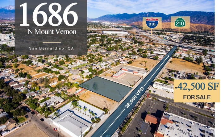 Pictures of Retail, Multifamily, Land property located at 1686 North Mount Vernon Avenue, San Bernardino, CA 92411 for sales - image #1
