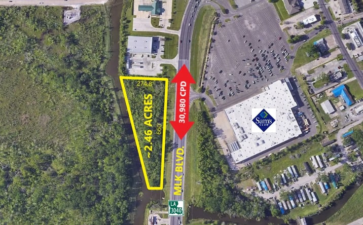 Pictures of Land property located at 2147 Martin Luther King Boulevard, Houma, LA 70360 for sales - image #1