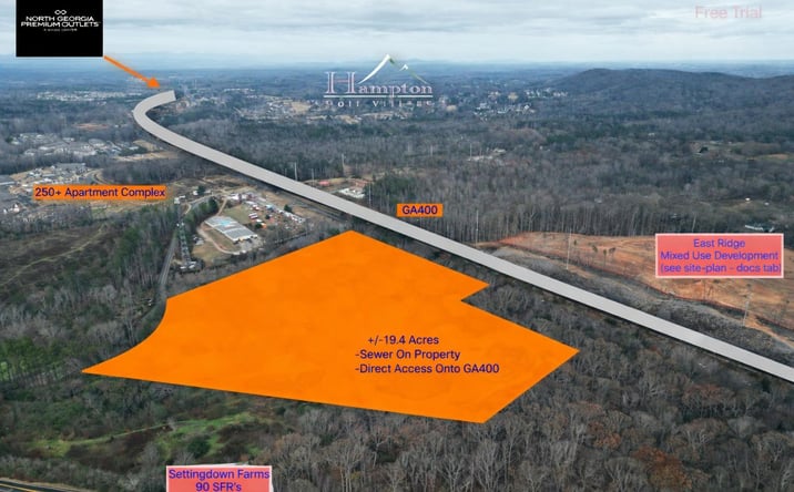 Pictures of Retail, Land property located at 4740 Settingdown Circle, Cumming, GA 30028 for sales - image #1