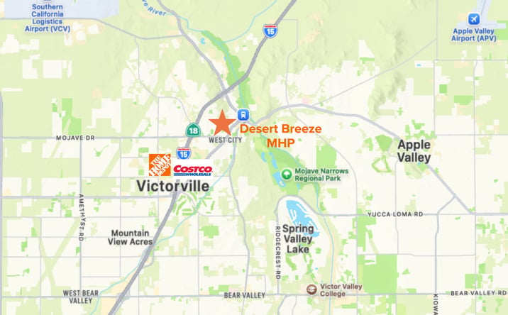Pictures of Mobile Home Park property located at 16650 Union Street, Victorville, CA 92395 for sales - image #1