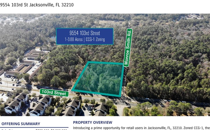 Pictures of Land property located at 9554 103rd St, Jacksonville, FL 32210 for sales - image #1