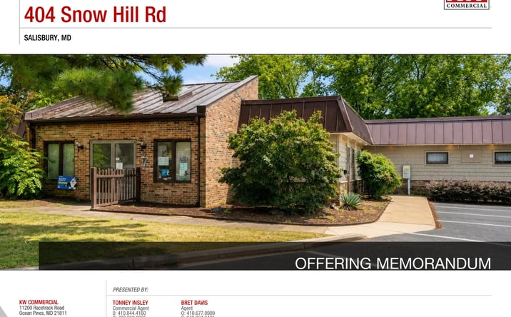 Pictures of Retail, Office, Special Purpose property located at 404 Snow Hill Rd, Salisbury, MD 21811 for sales - image #1