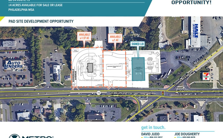 Pictures of Land property located at 88-94 Route 73, Voorhees, NJ 08043 for sales - image #1