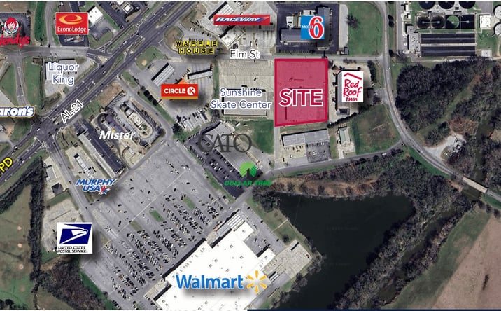 Pictures of Retail property located at 134 Elm Street, Oxford, AL 36203 for sales - image #1
