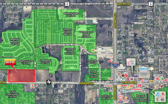 Pictures of Land property located at NWQ Ovilla Rd & Uhl Rd, Glenn Heights, TX 75154 for sales - image #1