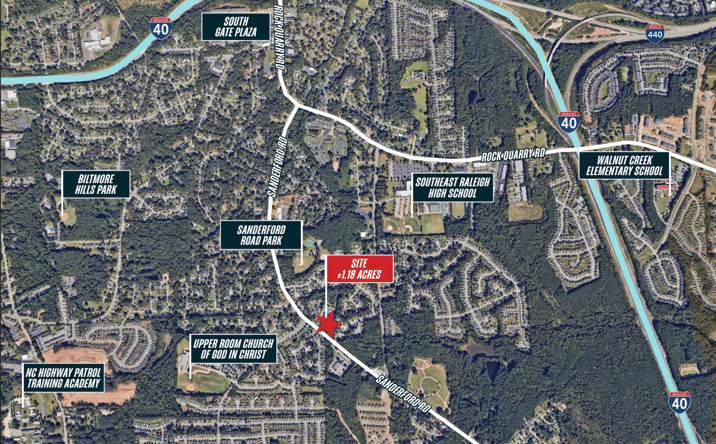Pictures of Land property located at 3009 Sanderford Rd, Raleigh, NC 27610 for sales - image #1