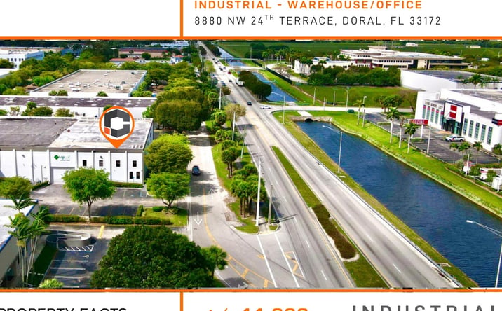 Pictures of Office, Industrial property located at 8880 NW 24th Terrace, Doral, FL 33172 for sales - image #1