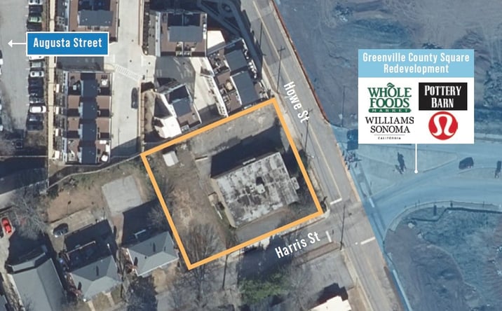 Pictures of Land property located at 120 Howe Street, Greenville, SC 29601 for sales - image #1