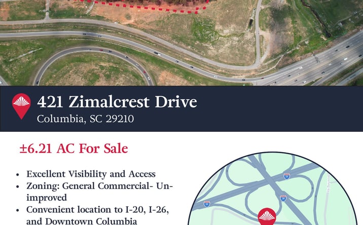 Pictures of Land property located at 421 Zimalcrest Drive, Columbia, SC 29210 for sales - image #1