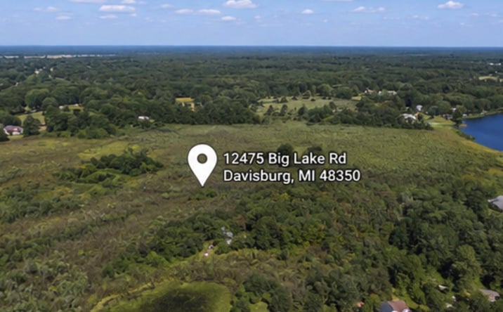 Pictures of Land property located at 12475 BIG LAKE RD DAVISBURG MI 48350, DAVISBURG, MI 48350 for sales - image #1