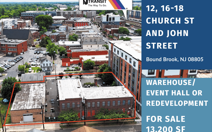 Pictures of Industrial, Land, Special Purpose property located at 12 Church Street, Bound Brook, NJ 08805, 16-18 Church Street, Bound Brook, NJ 08805 for sales - image #1