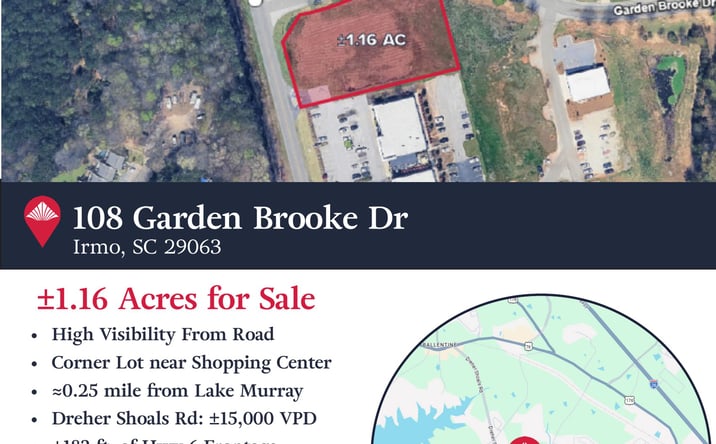 Pictures of Land property located at 108 Garden Brooke Dr, Irmo, SC 29063 for sales - image #1
