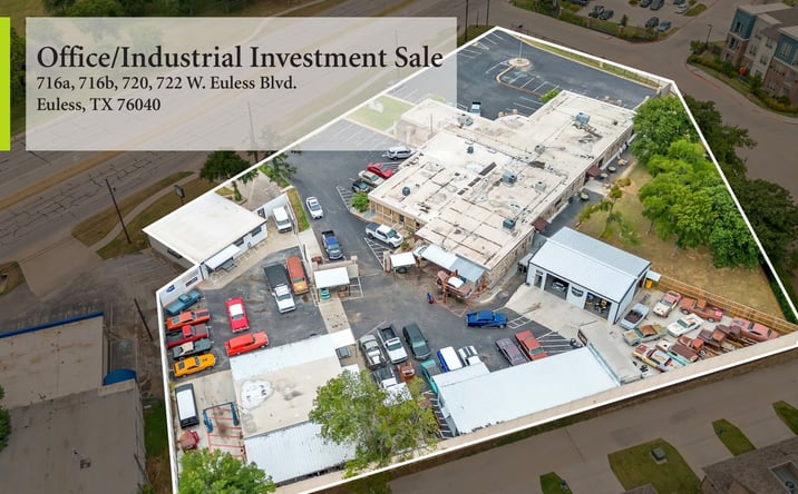Pictures of Office, Industrial property located at 716a W. Euless Blvd., Euless, TX 76040, 716b W. Euless Blvd., Euless, TX 76040, 720 W. Euless Blvd., Euless, TX 76040, 722 W. Euless Blvd., Euless, TX 76040 for sales - image #1