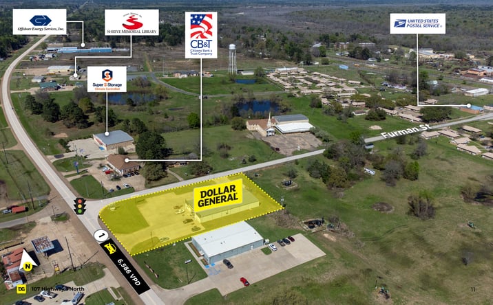 Pictures of Retail property located at 107 Louisiana 1, Oil City, LA 71061 for sales - image #1