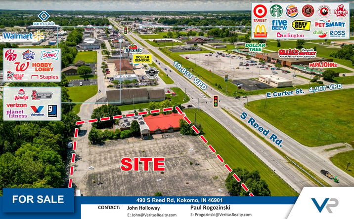 Pictures of Land property located at 490 S Reed Rd, Kokomo, IN 46901 for sales - image #1