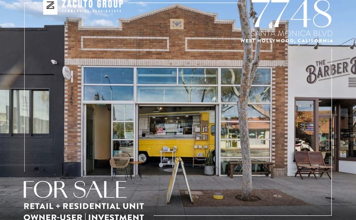 Pictures of Mixed Use, Retail, Multifamily property located at 7748 Santa Monica Boulevard, West Hollywood, CA 90046 for sales - image #1