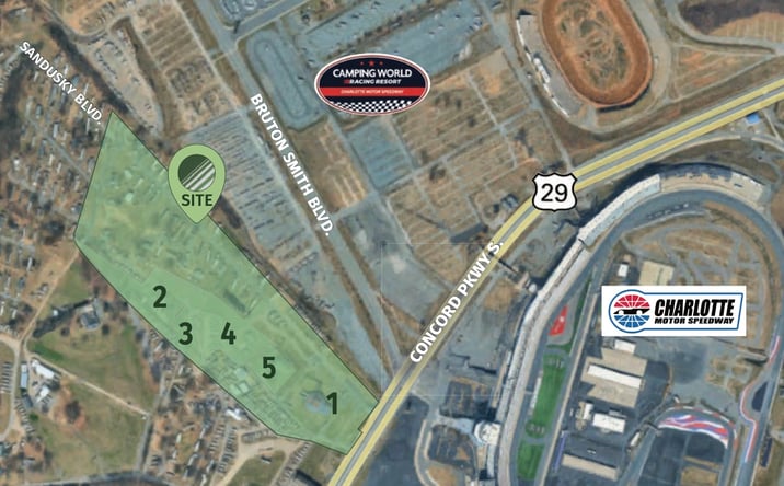 Pictures of Land property located at 5650 Sandusky Boulevard, Concord, NC 28027 for sales - image #1