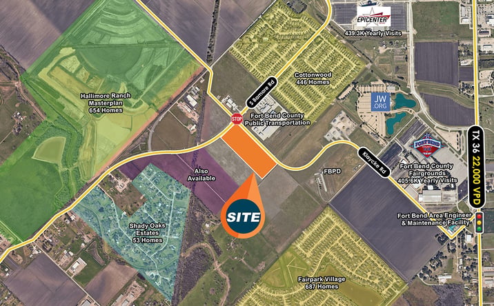 Pictures of Land property located at SEC S. Bamore & Klaycke Rd, Rosenberg, TX 77471 for sales - image #1