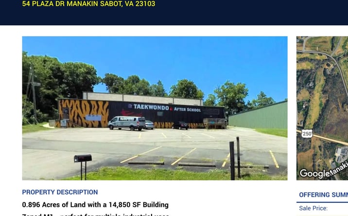 Pictures of Industrial, Land property located at 54 Plaza Dr, Manakin Sabot, VA 23103 for sales - image #1