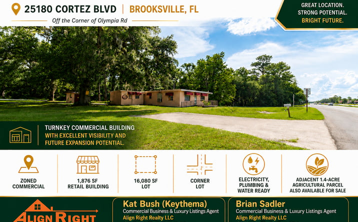 Pictures of Retail, Office, Mixed Use property located at 25180 Cortez Boulevard, Brooksville, FL 34601 for sales - image #1