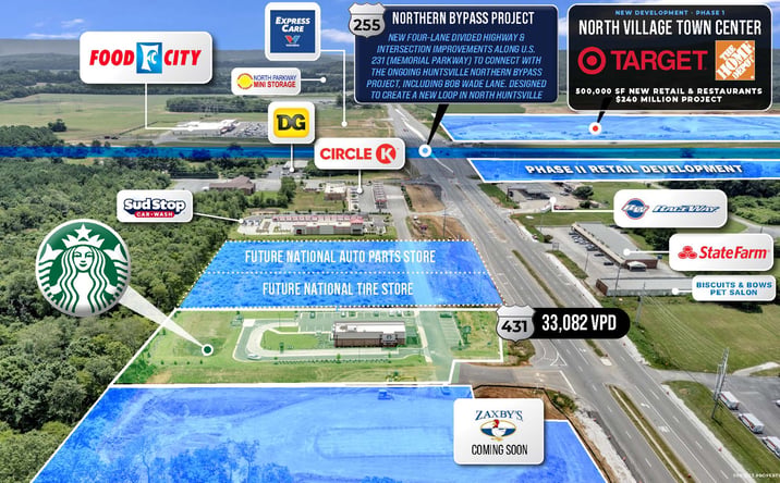 Pictures of Retail property located at 11074 North Memorial Parkway, Huntsville, AL 35810 for sales - image #1
